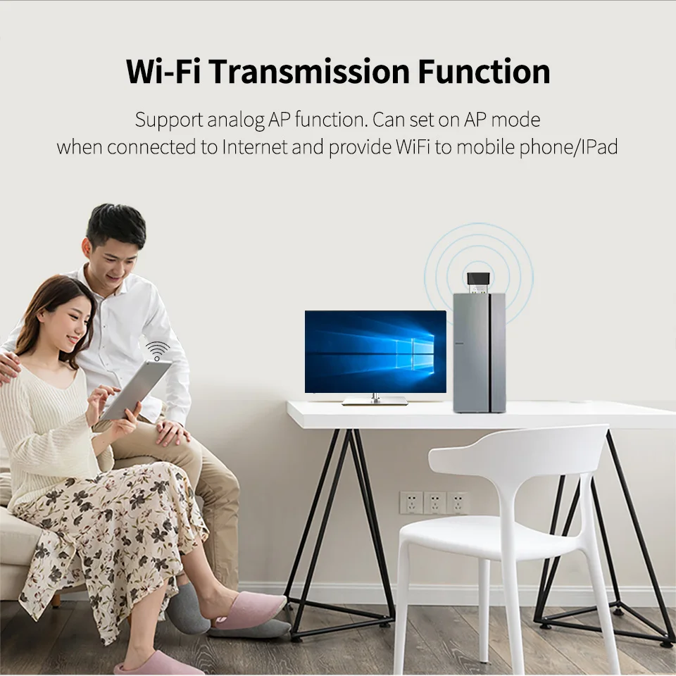 Comfast CF-811AC 650 Мбит/с беспроводной USB Wi-Fi адаптер для ресивера 2,4 + 5 ГГц USB Wifi 802.11n/g/b/ac сетевая карта для ПК Wi-Fi ключ