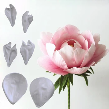 

Peony Petals Mould Silicone Mold Fondant Cake Decorating Tool Gumpaste Sugarcraft Chocolate Forms Bakeware Tools