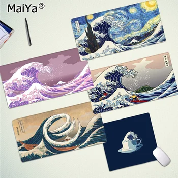 

MaiYaCa Boy Gift Pad Great Wave Off Comfort Mouse Mat Gaming Mousepad Free Shipping Large Mouse Pad Keyboards Mat