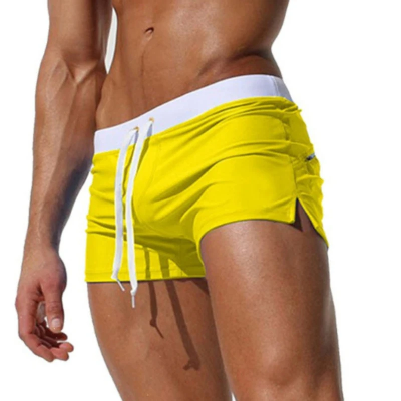 Man's Swim Trunks Slim Fit Sports Running Strand Korte Board Broek Shorts Comfortable Men Hot Swimwear Heet Verkoop | Мужская одежда