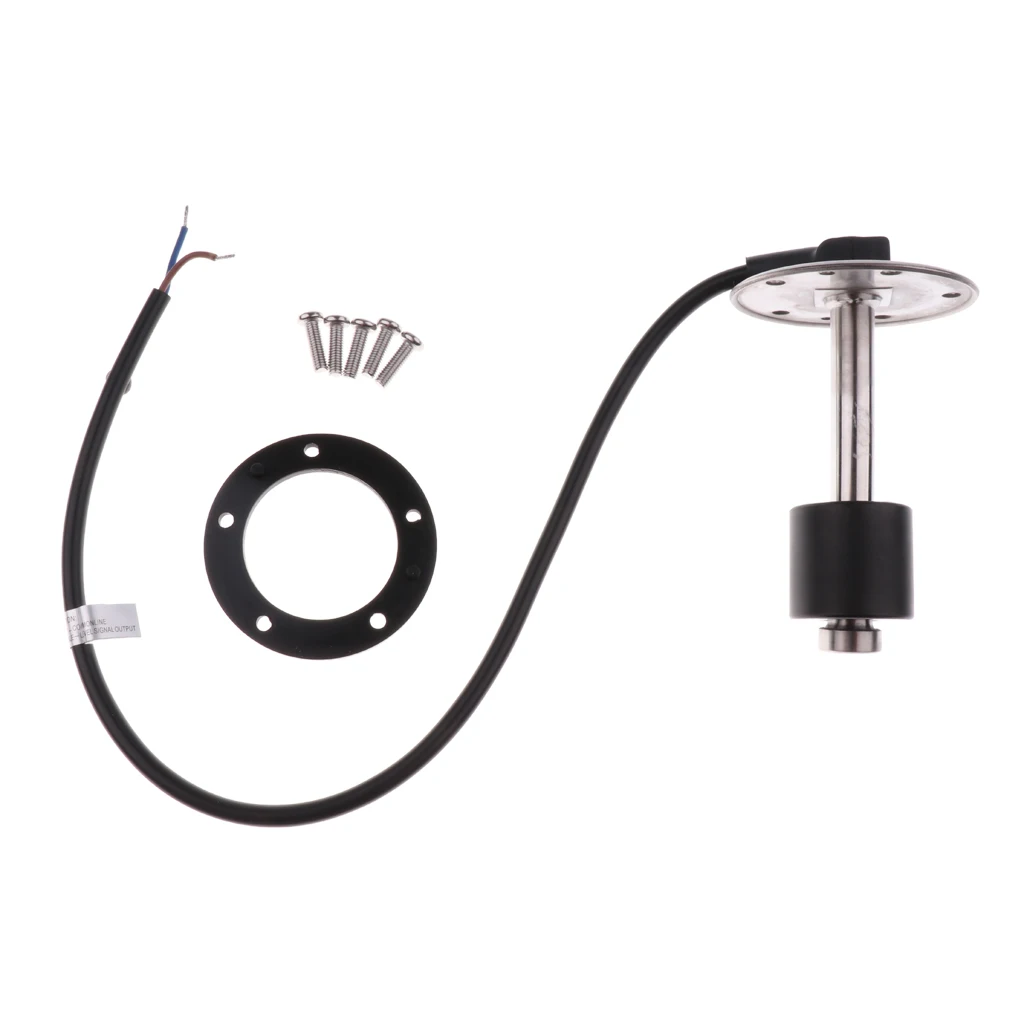 Sensor de Nível de Óleo Indicador de Nível de Combustível para o Barco Milímetros de Aço Carro Iate Marinho 240-33ohm Combustível Guages 100 300 400 500 Inoxidável 0190 Ohm 6 Carro Sensor De Nível De Óleo Indicador