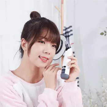 

Facial Cleaning Black Head Cleaner Acne Cleaner LED Display USB Charging 4 Replacement Heads Fast Fashion Effective