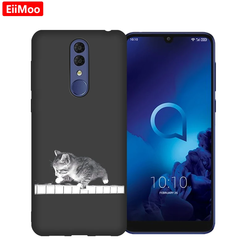 EiiMoo Мягкий силиконовый чехол из ТПУ для Alcatel 3 2019 5053Y 5053D 5053K телефона с