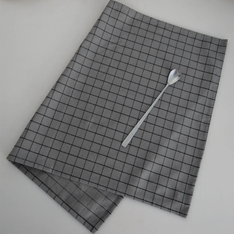 6Pcs Cotton Table Napkins Cloth Tea Towel Absorbent Dish Cloth Scouring Pad Kitchen Towels Cleaning