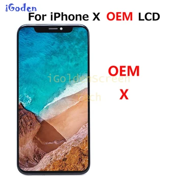 

OEM Replacement For iPhone X LCD Display With Touch Screen Digitizer Assembly for iphone X LCD Screen