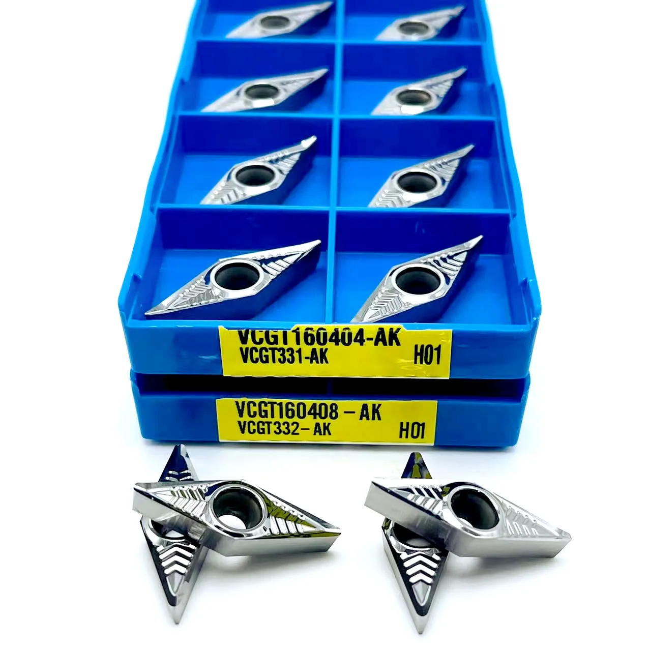 Vcgt160404 Ak H01 Cnc Blade For Aluminum Cutter Head Turning Tool