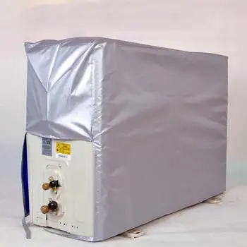 

Outdoor Air Conditioner Cleaning Silver Cover Indoor PEVA Covers Waterproof Air Tools Unit Conditioner Sunscreen Antiseptic F8J4