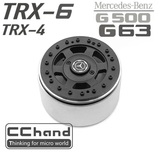 CCHAND TRX-4 TRX-6 Mercedes 6X6 G63 G500 2,2 дюйма металлический замок колеса шины - Цвет: B