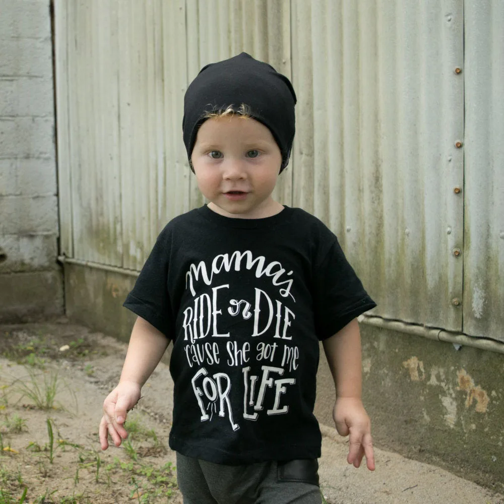 Футболка Mama's Ride or Die для малышей хипстерская футболка с графическим рисунком