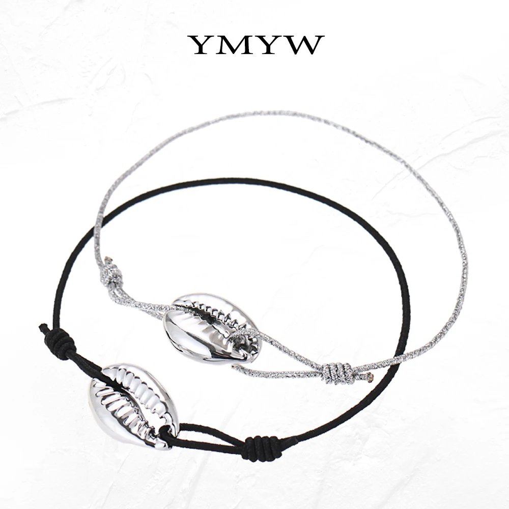 YMYW Fashion Trendy Vintage Simple Minimalism Natural Shell Elastic Bracelets 2019 Boho for Men Women Summer Holiday Bracelet | Украшения и