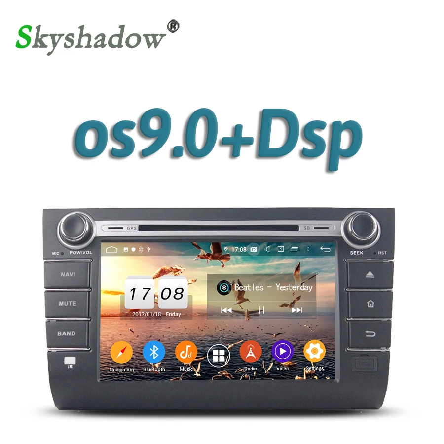 1280*720 DSP IPS Android 11 8 ядер 4 Гб + автомобильный DVD-плеер GPS карта RDS радио wifi Bluetooth 5 0 для