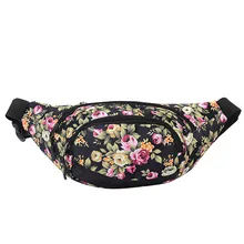 Женская и Мужская поясная сумка на молнии с цветочным принтом, многофункциональные нагрудные сумки, кошелек для телефона с почками, сумка heuptas