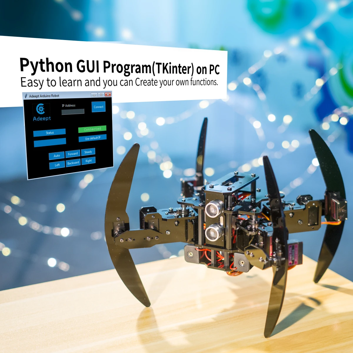 Kit-Robot-Quadruped-para-Arduino-Arduino-com-controle-remoto ...