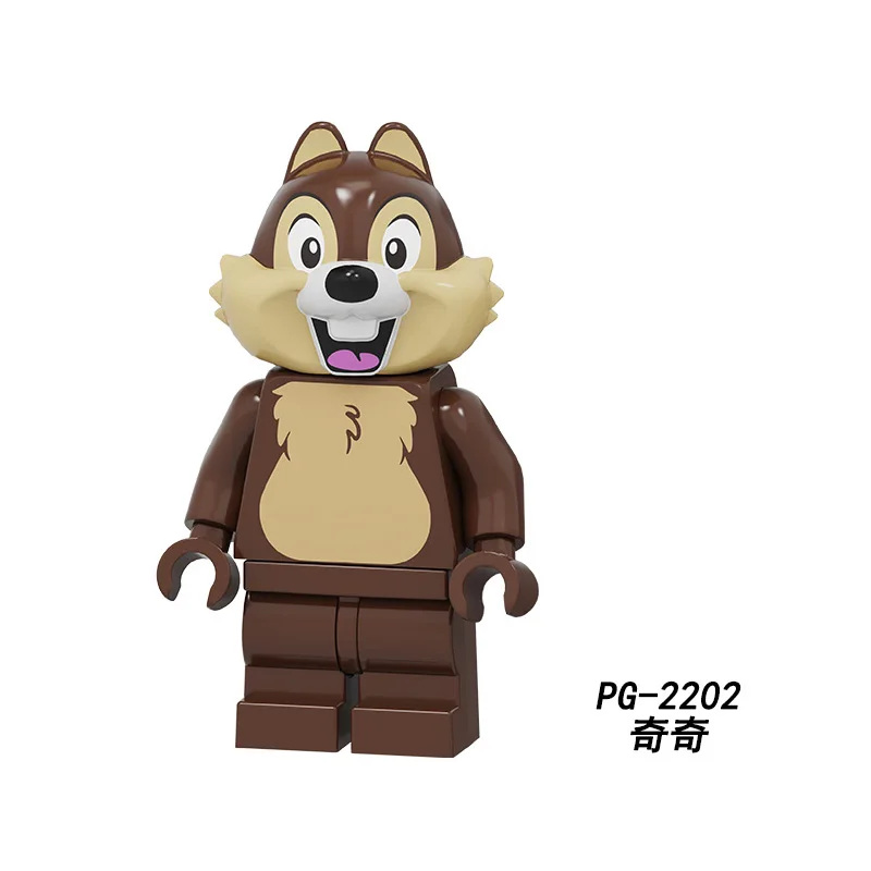 PG2205 Huey утка Мини-кирпич мультфильм черный Микки Минни Луи Дьюи утка HD& L фигурки Скрудж игрушки строительные блоки