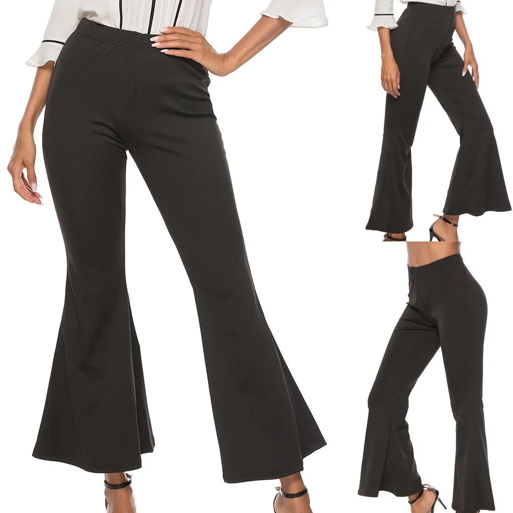 

Women Pants Plus Size Office High Waist Solid Beach Loose Trousers Sports pants Long Pants Women Autumn Casual Pantalones Mujer