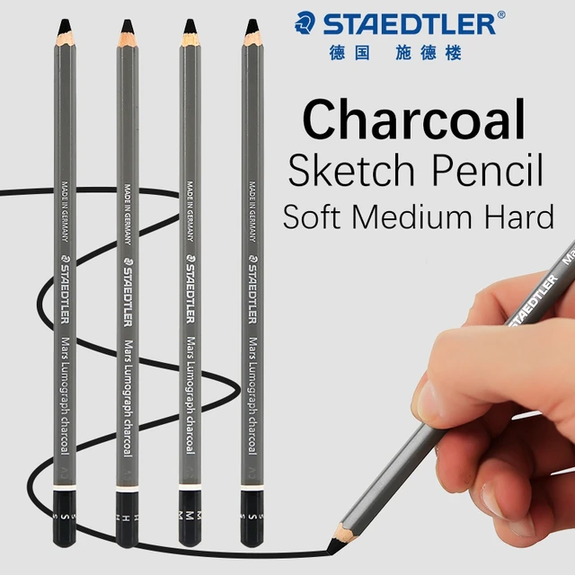 STAEDTLER Mars Lumograph Jumbo Graphite Pencil Set of 5