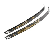 

Sanlida 70" Miracle X9 ILF Limbs 16-44 LBS Graphite Foam Target Archery Intermediate Recurve Bow Limbs Shooting Outdoor