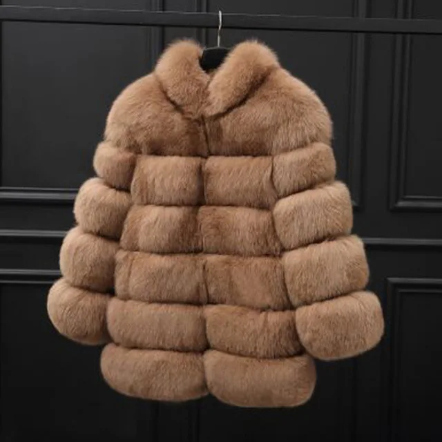 Натуральный мех, укороченная Одежда для беременных, зимнее пальто, теплое Настоящее роскошное пальто из искусственного меха для женщин с