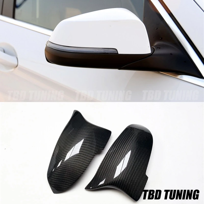 For BMW 2014-2016 5Series F10 F11 Replace M3 Carbon Fiber SIDE Mirror Covers