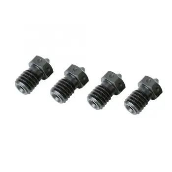 

4pcs 0.4mm V6 Hardened Steel 1.75mm 0.4mm Small Tip Type Nozzle 3D Printer Accessories