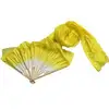 1PCS Pretty Hand Made Belly Dancing Fans Tools Red Rose Green Yellow Blue Beautiful Simulation Bamboo Long Veils Fans ► Photo 3/6