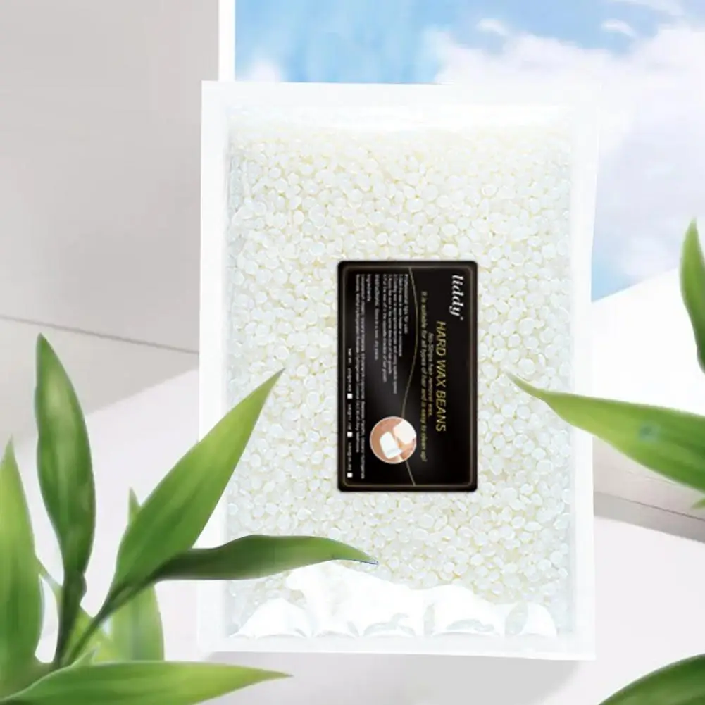 Solid 100g/300g/500g Painless Wax Beans Depilatory Hot Film Transparent Hair Removal Beans Low Melting Point   for Leg 4