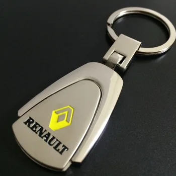 

1pcs Fashion 3D Metal Car Key Chain Car Keychain Key Ring Accessories For Renault koleos Twingo Scenic Megane Fluenec Clio