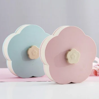 

Snack Box Candy Dish Petal Rotating Dried Fruit Plate Snacks Storage Tray for Christmas Party YE-Hot