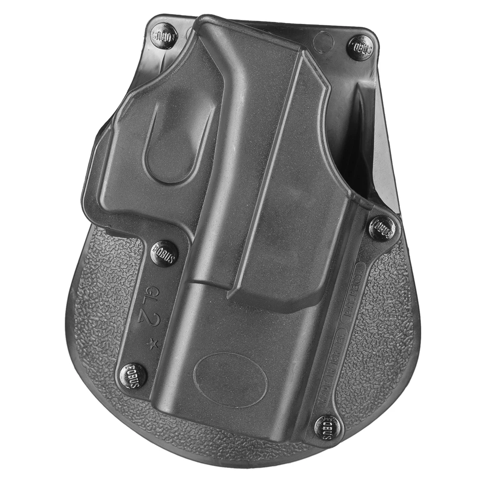 Tactical Right Hand Belt Loop Paddle Platform Pistol Holster Pouch Case