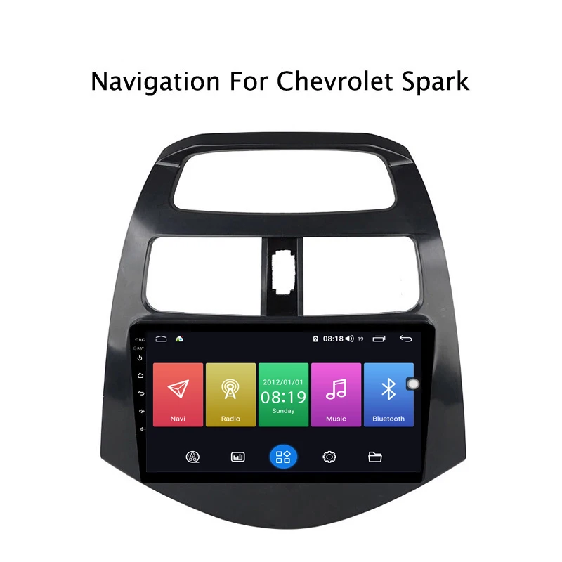 Ectwodvd 9 дюймов Andriod 8,1 автомобильный DVD gps для Chevrolet Spark 4G ram 64G rom CarPlay DSP 4G LTE с wifi