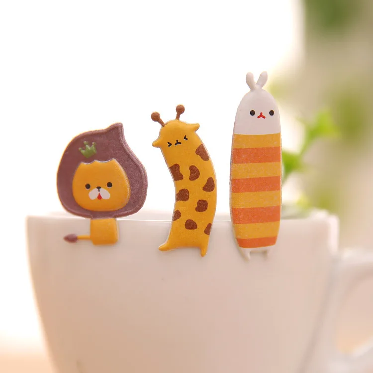 SST1 Cute Cartoon Zoo Stereo Bubble Sticker Children s Toy 3D DIY Diary Decoration Mobile Sticker 5