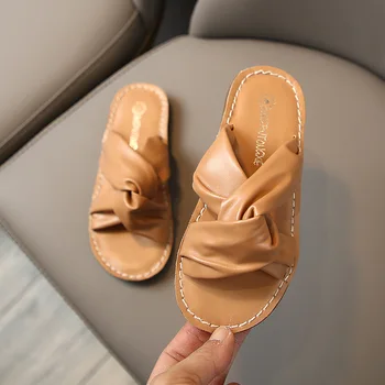 

Summer New Children's Sandals Slippers Roman Sandals Children's Beach Shoes Fashion Flat Sandals Little Girl Shoes D218