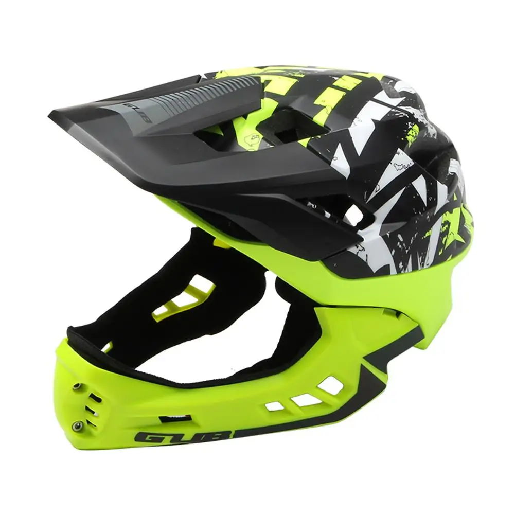 

New GUB Mountain Full Face Bike Helmet Sports Safety Kids Full Covered Helmets DH Helmet Downhill Bicycle Helmet