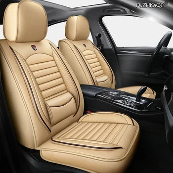 

FUZHKAQI leather car seat covers For volvo v50 v40 s40 v60 s80 xc90 2007 s60 2012 xc60 xc40 xc70 v70 accessories seat covers