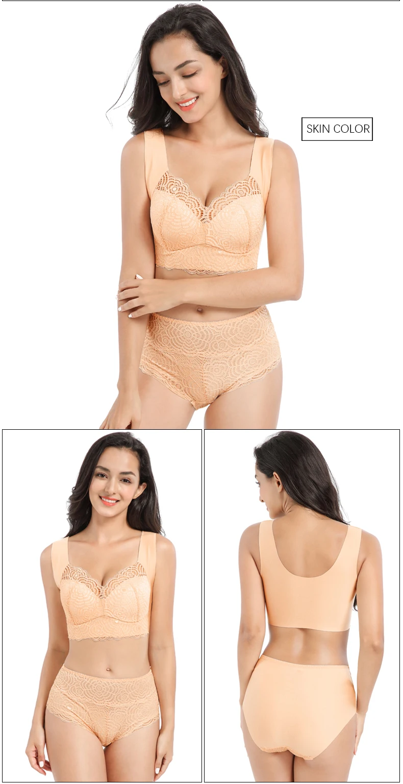 New design sexy women underwear brassiere gather plus bra set