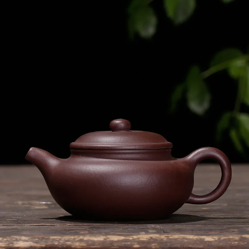 Yixing Clay Teapot Raw Ore Purple Clay Vintage Teapot Set a Pot Six Cup Pitcher Gift Customization Company Logo Special Offer