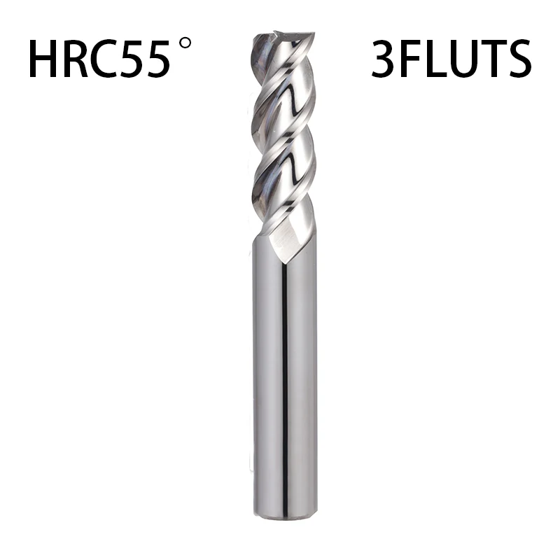 KaKarot CNC Carbide End Mills 2 3 4 Flute Tungsten Machine Milling Cutter Tools Metal Key Seat Face Router Bit HRC50 55 65 mill wood lathe chuck types Machine Tools & Accessories