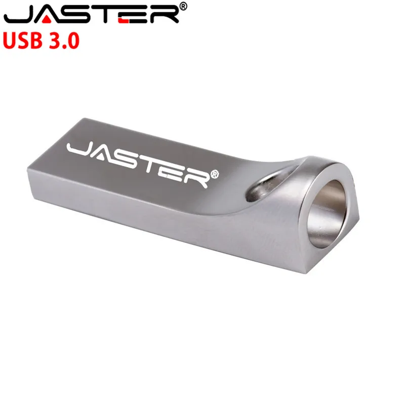 JASTER Флэшка высокоскоростная USB 3,0 Флешка металлическая USB флэш-накопитель 4 ГБ 16 ГБ 32 ГБ 64 ГБ реальная емкость пользовательский флэш-накопитель логотип