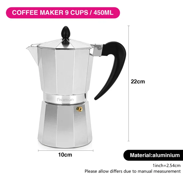 FISSMAN Coffee Pot Stove Espresso Maker 