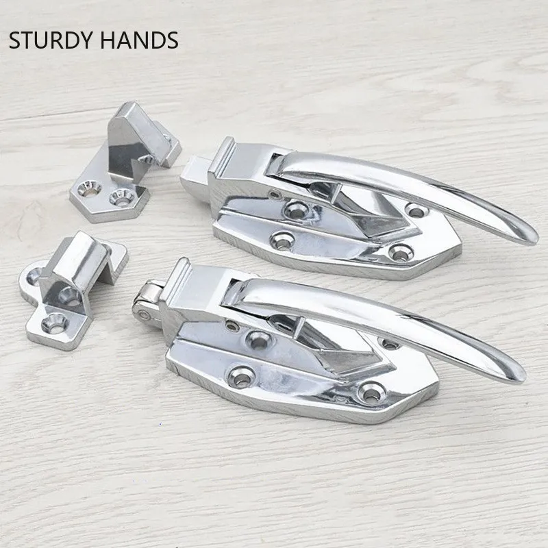 Oven Steam Cabinet Door Handle Cold Storage Freezer Flat Door Lock Buckle Electric Mechanical Equipment Hardware Accessories