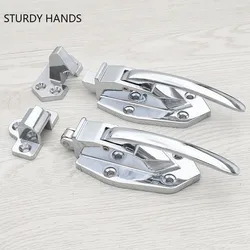 Oven Steam Cabinet Door Handle Cold Storage Freezer Flat Door Lock  Buckle Electric Mechanical Equipment Hardware Accessories