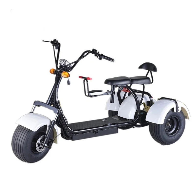 Teenagers and Old People Battery Tricycle 3 Wheel Bycicle White Bicycle E Scooter Mobility Trike Fatbike Electric Scooter 
