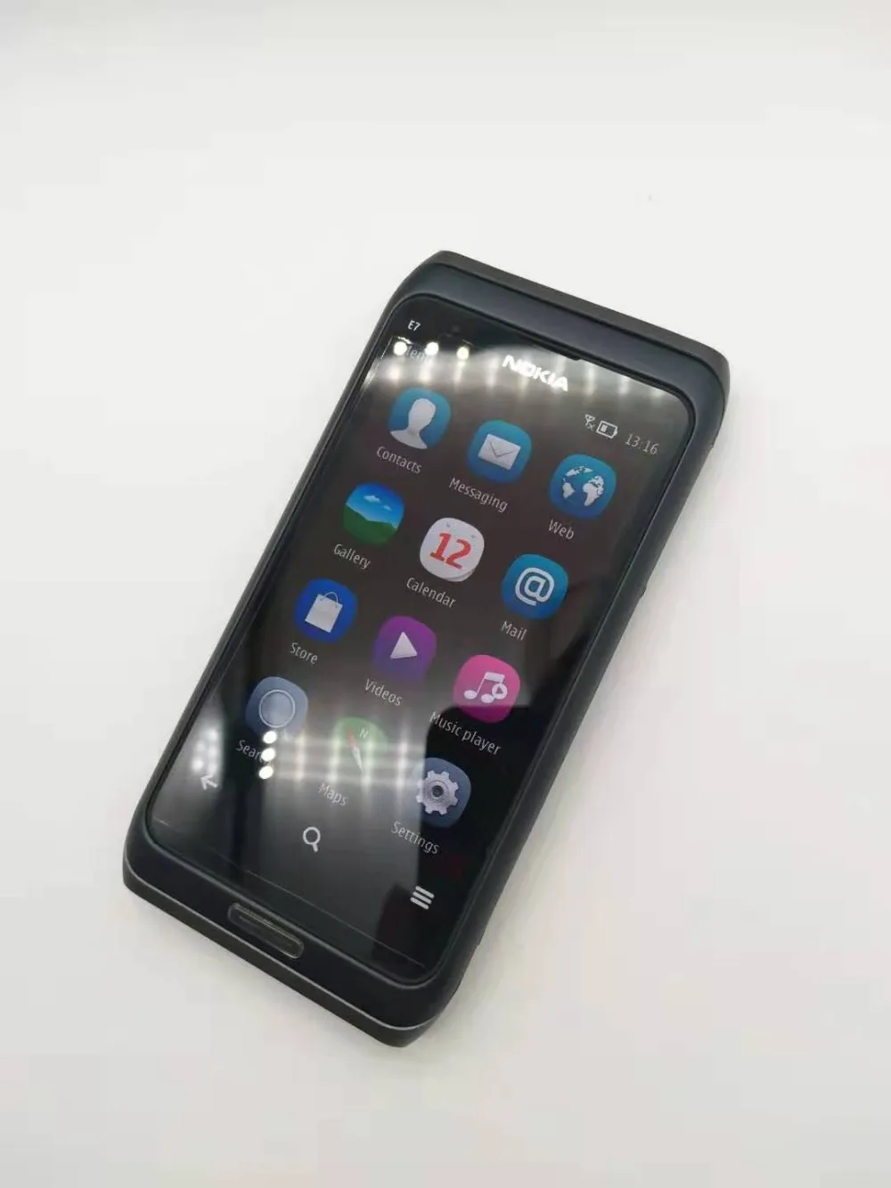 E7 Разблокированный Мобильный телефон Nokia E7 4," дюймов Камера 8.0MP gps wifi 16GB Storange Nokia смартфон