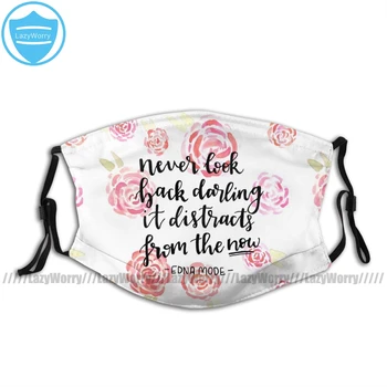 

Incredibles Mouth Face Mask Never Look Back Darling Facial Mask Polyester Adult with 2 Filters Beautiful Mask