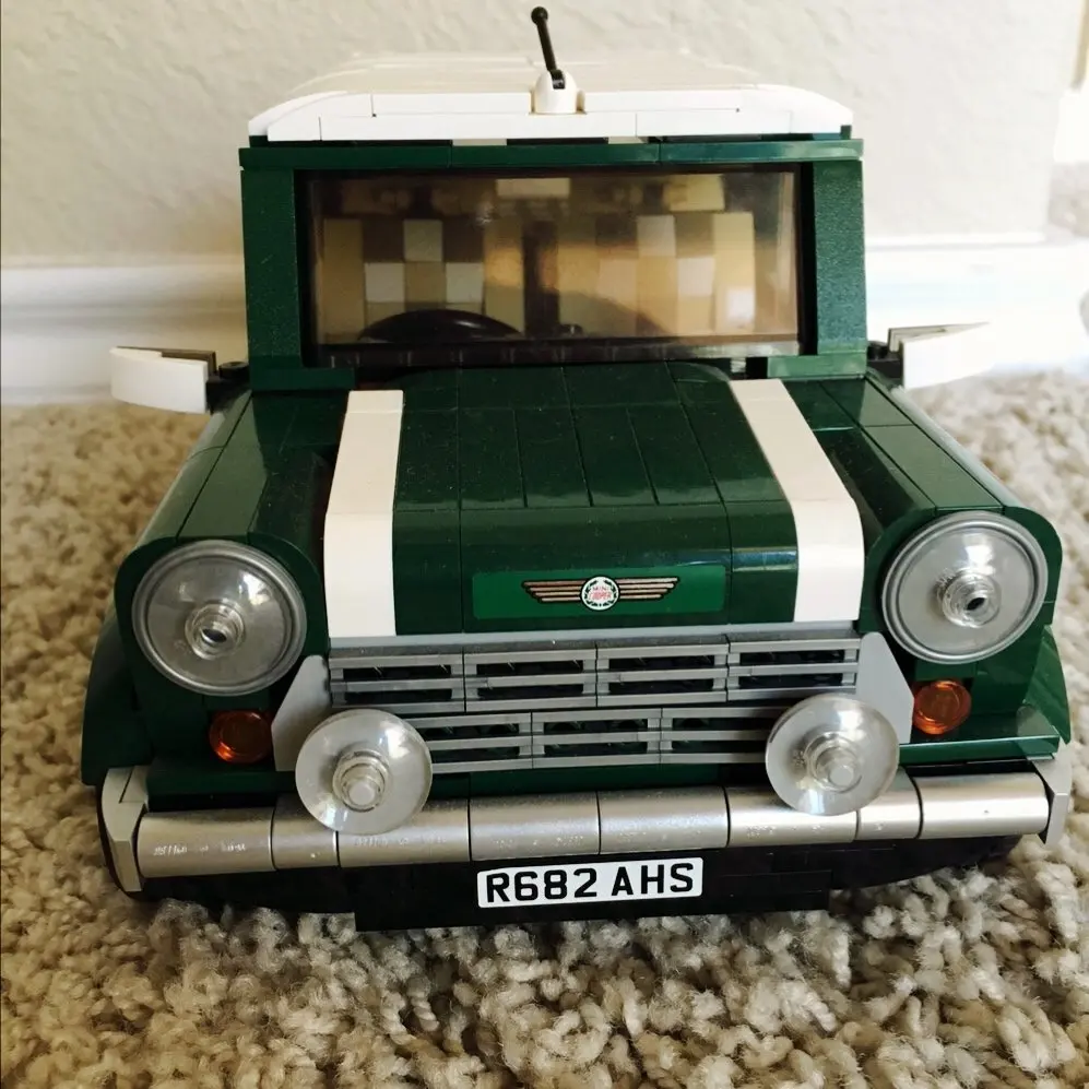 Creator Expert MINI Cooper MK VII Совместимость с Iegoset 10242 строительные блоки кирпичи модели классических машин игрушки 21002