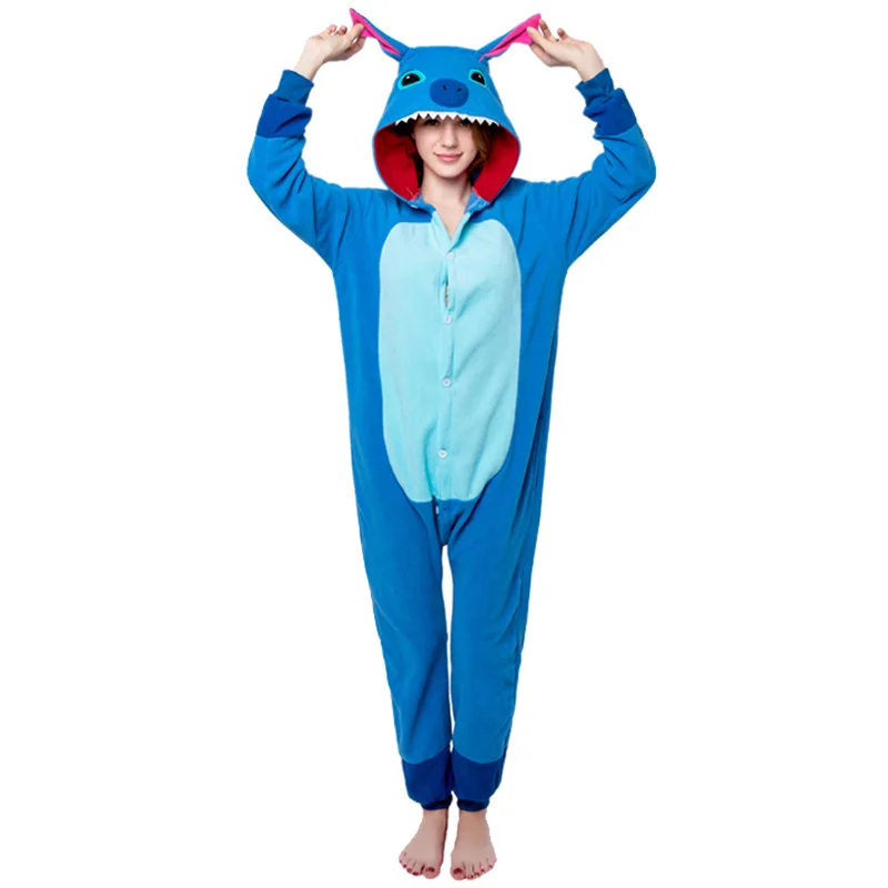 Единорог пижамы животных Onesie для женщин мужчин пижамы взрослых мультфильм вечерние Cospaly зимние пижамы костюм пуговицы комбинезоны