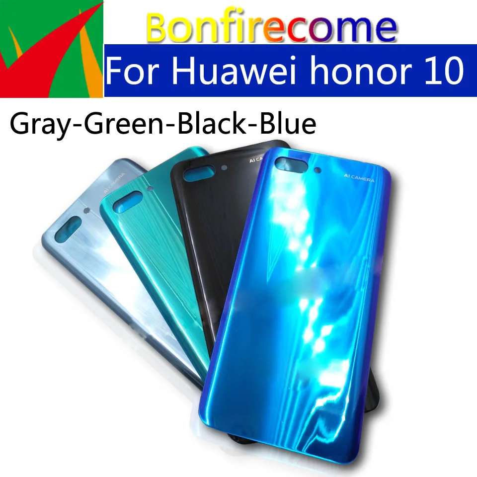 Для huawei Honor 10 Задняя стеклянная крышка батареи задняя дверь корпус чехол для Honor10
