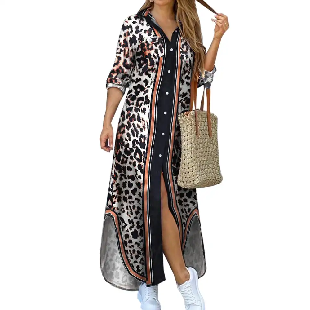 aliexpress long sleeve maxi dress