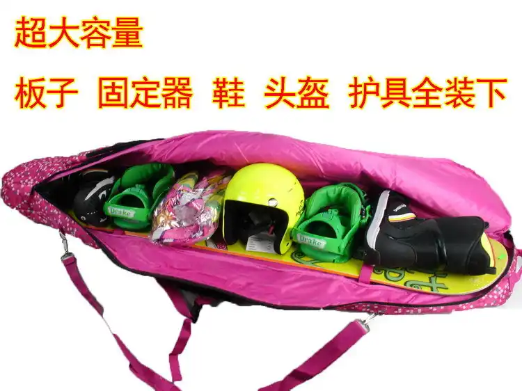padded ski bag with wheels