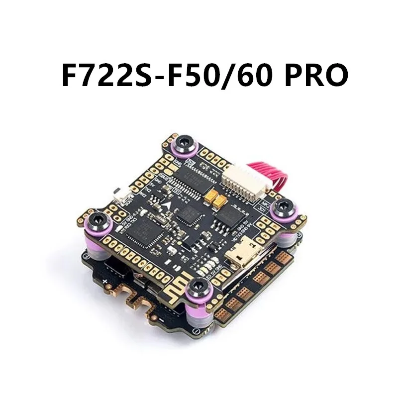 Контроллер полета Diatone MAMBA F722S Betaflight stack OSD 5/9V 2A BEC & 50A 60A F60A PRO 3 6S blheli _ 32 Dshot1200 Brushless